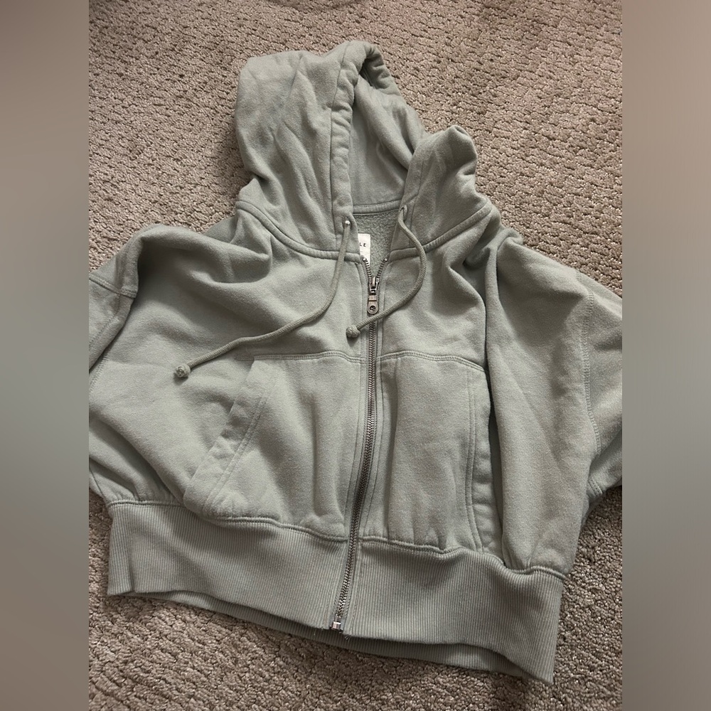Aeropostale light green zip up